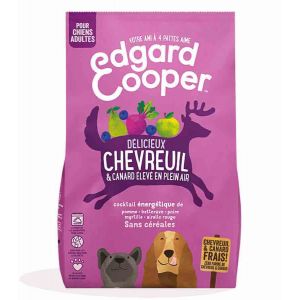Edgard & Cooper Croquettes Chevreuil frais & Canard sans c&eacute;r&eacute;ales Chien adulte 7 kg