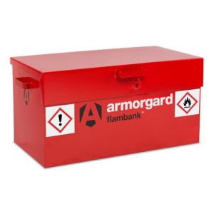 Image de Armorgard Coffre pour camionnette FlamBank 980x540x475 mm capacité cuve 60 l rouge FB1