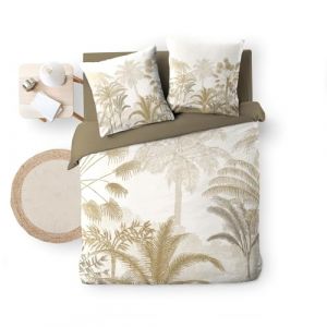 Douceur d'int&eacute;rieur, Parure 3 Pi&egrave;ces (240 x 220 cm) Cocoty, 100% Coton