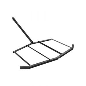 VEVOR Herse Traînée 1830 mm Râteau Niveleur Remorquable d'Allée en Acier Q235 avec Attelage à Goupille, Niveleuse d'Allée de Gravier, Outil de Nivellement, pour VTT, UTV, Tracteur de Pelouse de Jardin