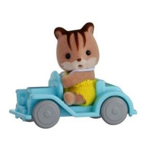 Image de Epoch Sylvanian Families 5203 : Valisette Ecureuil et voiture