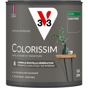 V33 Peinture Colorissim satin Kaki fonc&eacute; 0L5