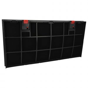 Vhbw Filtre à charbon actif compatible avec AEG DF6260-ML/S, DF6260-ML9, DF6260ML/GB, DF6261B/CH, DGB1520S, DGB1521S, DGB1530S hotte aspirante