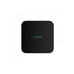 Ajax Enregistreur vidéo nvr ip 8 canaux asp 4K uhd onvif pour caméras de base 70938.122.BL