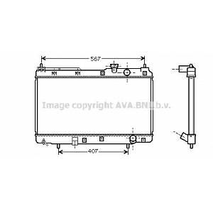 Ava Quality Cooling Radiateur HONDA CR-V (247HD2175)