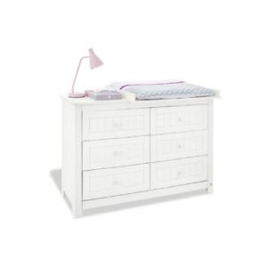 Image de Pinolino Commode &agrave; langer Nina, tr&egrave;s large blanc
