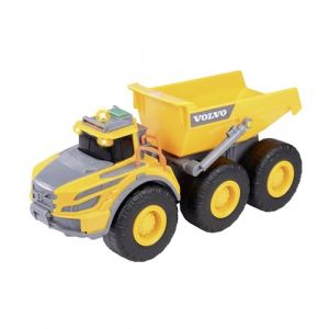 Dickie Toys Volvo Tombereau Articul&eacute; - Camion Benne 23cm - V&eacute;hicule de Chantier - Jouet pour Enfant &agrave; partir de 3 Ans - 203723007S06