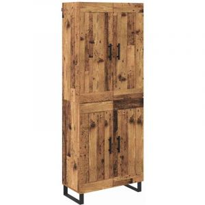 VidaXL Haut Armoire Bois ancien 69,5 x 34 x 180 cm Bois d'ing&eacute;nierie