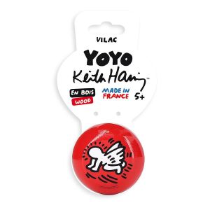 Vilac Yoyo Angel Heart Keith Haring - Jeux et Jouet en Bois Edition limité - 9224, Multicolore