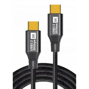 C&Acirc;BLE USB 3.2 Thunderbolt 3 100W 20Gbps 8K60Hz 4K120Hz C&Acirc;BLE USB C 1M