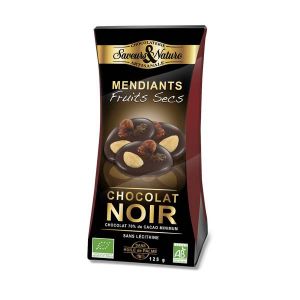 Image de Saveurs & nature Mendiants Chocolat noir et fruits secs - 125g