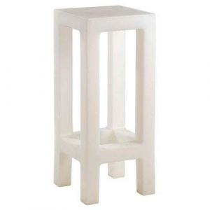 Vondom Jut Taburete Tabouret Haut Blanc