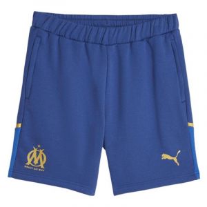 Image de Puma Marseille Short d'Entraînement - Bleu/Gold Suede, pointure Small - Bleu - Taille Small