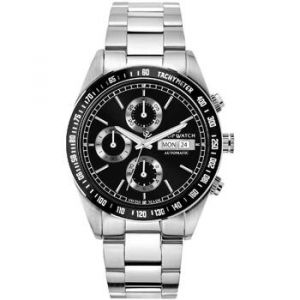 Philip Watch Montre pour homme en AcierAcier en forme de rond de forme Rond, couleur : NOIR, SUNRAY, fonctionnalités : 10 ATM - 0.185 g - R8243607004