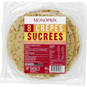 Monoprix Cr&ecirc;pes sucr&eacute;es