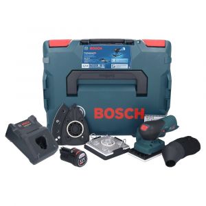 Bosch GSS 12V-13 Professional Ponceuse vibrante sans fil 12V + 1x Batterie 2,0Ah + Chargeur + L-BOXX
