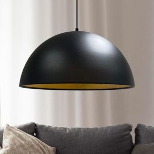 ROYALTECH Suspension Lipeo, noir/or, Ø 40 cm, métal, E27