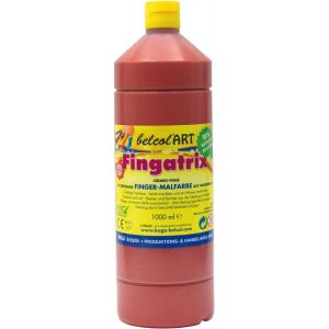 Eduplay belcolART Peinture au doigt &eacute;cologique Fingatrix 1000ml marron