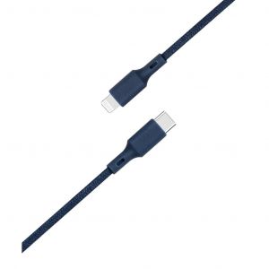 Just green Bricomarteau - C&acirc;ble USB-C vers Lightning BigBen Connected JGCBLCOTMFIC2MBL Bleu