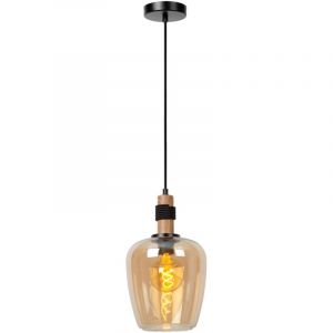 Lucide Suspension - 1xE27 - Ambre ilona