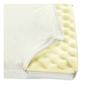 Housse intégrale jersey pour surmatelas anatomique Blanc