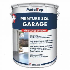 Peinture Sol Garage - Metaltop - Beige vert - RAL 1000 - Pot 1L