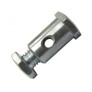 SERRE CABLE DIAMETRE 8MM LONGEUR 15MM PERCAGE 3MM DOUBLE TÊTE UNIVERSEL TONDEUSE ACCELERATEUR GAZ VELO MOBYLETTE CYCLO BICYCLETTE MO