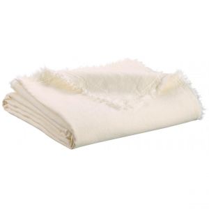 Vivaraise Plaid en Lin Zeff Nomade Craie
