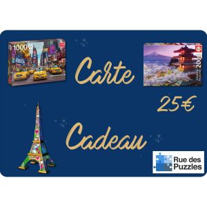 Rue des puzzles Carte Cadeau - 25 euros