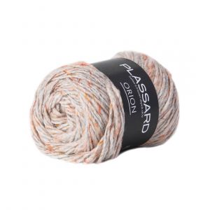 Pelote de fil à tricoter Orion gris clair - Plassard