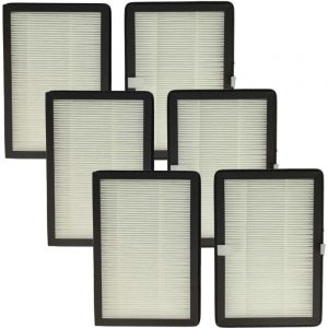 Vhbw 6x filtre à particules compatible avec Rowenta Eclipse QU5030, QU5072, QU5060, QU5062 purificateur d'air, ventilateur