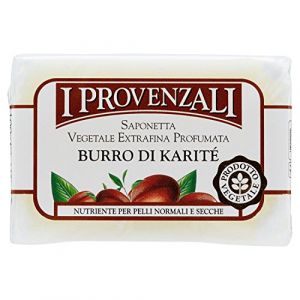 I Provenzali Saponetta Vegetale Extrafina Profumata Burro di Karit&eacute; - 100 g