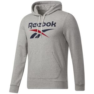 Reebok Sweat a capuche big logo gris homme xl