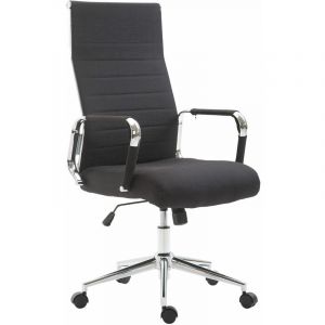 Image de CLP Fauteuil de bureau Kolumbus tissu noir