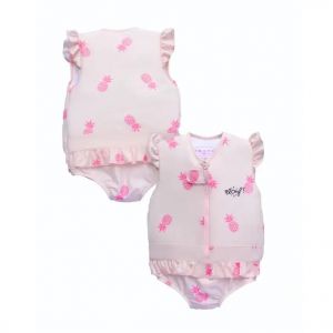 Plouf Maillot de bain flottant fille Ananas girl Taille 4