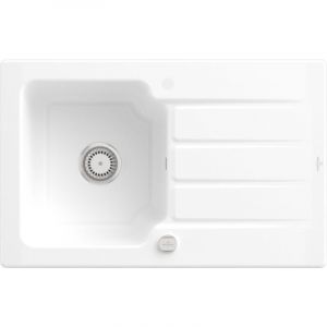 Évier en céramique 1 bac Villeroy & Boch Architectura avec égouttoir réversible 800 x 510mm