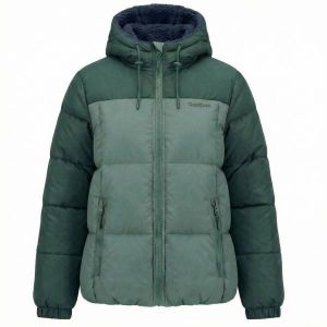 Reebok Puffer Femmes R&eacute;versible Veste d'hiver RBO21030-Hunter-Vert