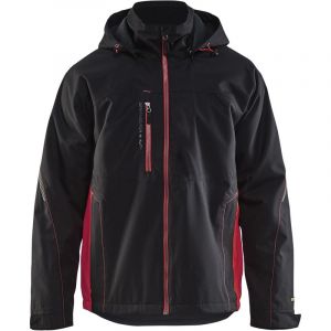 Blaklader Veste hardshell | L - Noir/Rouge