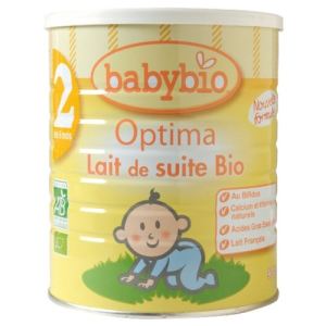 Image de BabyBio Lait de suite Optima n°2 900g - dès 6 mois