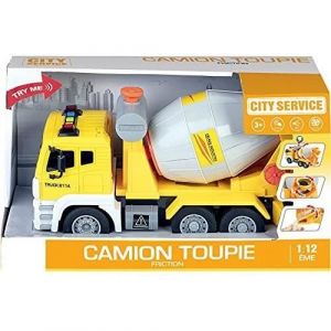 WDK Partner Jeux de voiture Camion toupie 1/12 éme avec son et lumière
