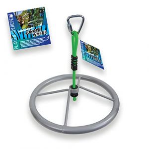 Schildkröt Funsports Spinning Wheel, Grande Roue en Métal pour Enfants et Adultes, Accessoire pour la Jungle Line