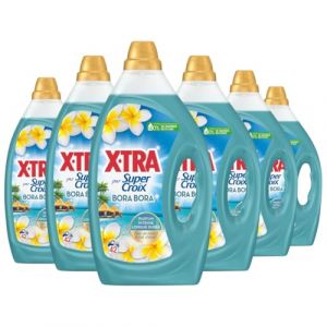 Image de Super croix Lessive Liquide - Bora Bora - Fleurs de Monoï & Lait dAloe - 252 Lavages