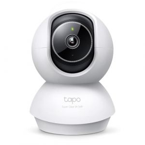 Tapo 3K(5MP) Cam&eacute;ra de Surveillance WiFi int&eacute;rieure 360&deg;, d&eacute;tection IA, Suivi Intelligent Sir&egrave;ne, Vision Nocturne, Audio bidirectionnel, Mode Priv&eacute;, Compatible avec Alexa pour B&eacute;b&eacute;/Animaux C230