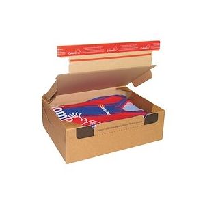 ColomPac Boite postale carton modèle expédition et retour 28,2 x 19,1 x 9 cm - Lot de 10