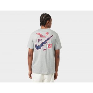 Nike T-Shirt Swoosh Flamme, Grey - Taille XL