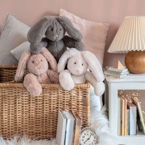 Peluche Lapin rose Arthur et Louison Moulin Roty