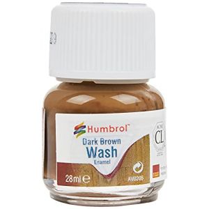 Humbrol Wash 28ml Enamel Dark Brown-1/72 - Peinture à maquette émail