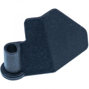 Vhbw Crochet pétrisseur compatible avec Ariete Pane Express Mod. 125 machine à pain - Pale, 6,5 x 3,8 cm, aluminium, noir