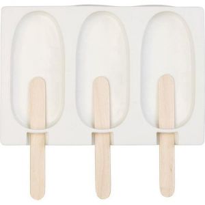 Image de Rosenstein & Sohne Moule en silicone 80 ml et 24 bâtonnets - Pour 3 glaces