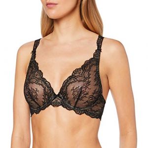 Aubade Soutien-gorge Triangle Plunge, Danse des Sens, Noir, 90C, OG12